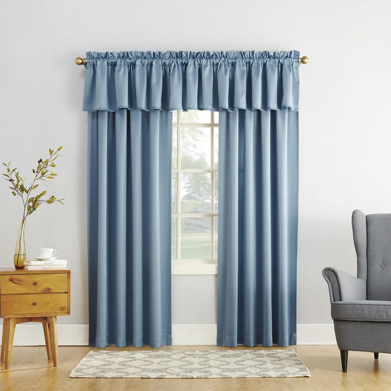 Sun Zero Barrow Energy Efficient Rod Pocket Curtain Panel Pair - Image 4